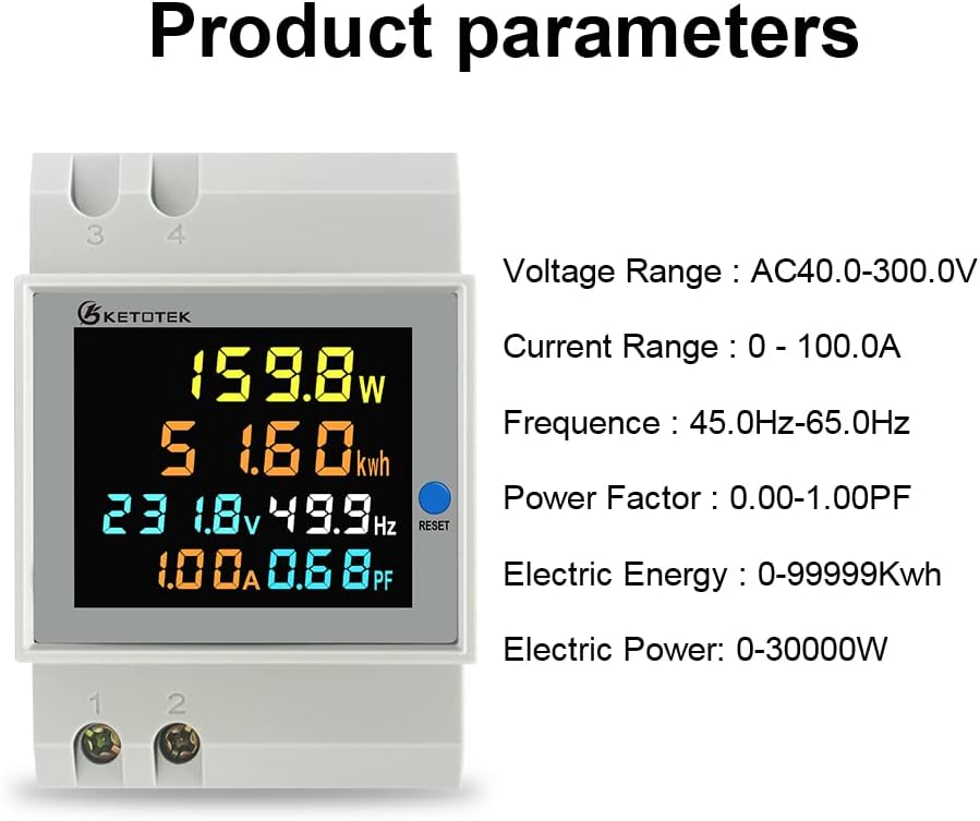 Monitor de consumo electrico monofasico