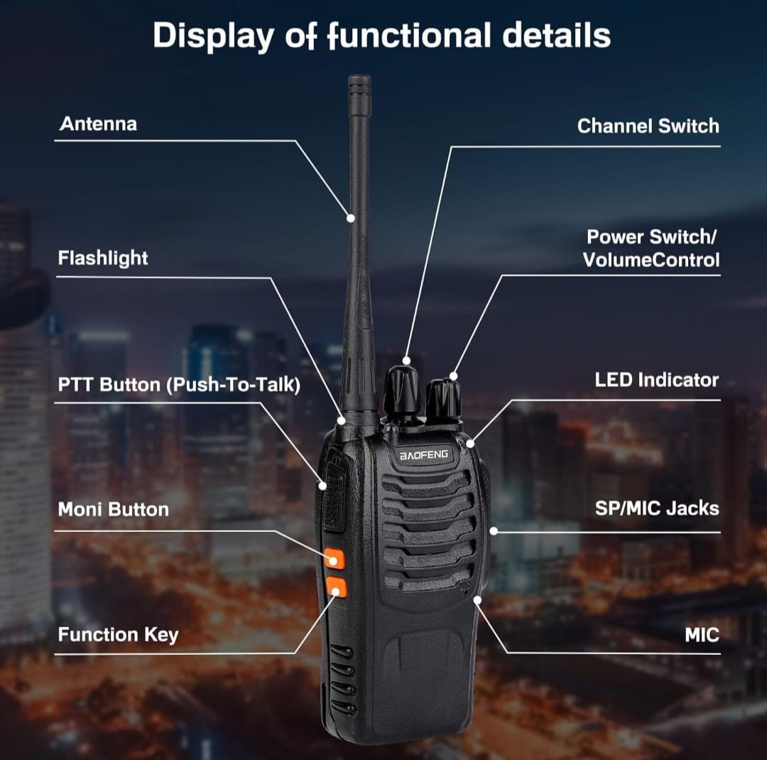 RADIO DE COMUNICACION BAOFENG BF-888S MD